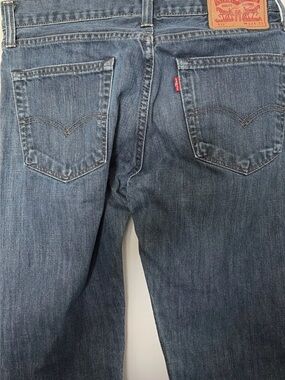 Levi's Men's Straight Jeans in Faded Blue with Red Tab